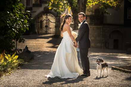 Hochzeitspaar auf Schloss Wildegg - Hochzeitsfotograf Christian Meier